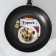 The “Expert” pan, d = 20 cm, plastic handle, anti -stick coating, burgundy color