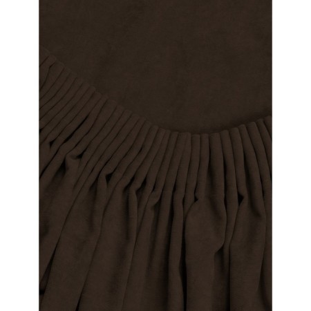 Set of curtains "Canvas", size 200x250 cm, 2 pcs, color Venge-3
