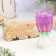Candle for Cake Musical "Tulip", purple, 12 × 5 cm