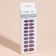 Follow nails, 24 pcs, with glue plates, the shape of the almonds, matte/glossy, cherry color