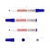 Board marker 0.8-2.5 mm Erich Krause W-500 is blue, for writing on dry erasure boards, alcohol-based ink without xylol