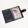 Cover for auto documents on the button, textura, black color