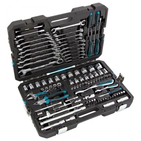 Tool set GROSS 14151, 101 before, 120 teeth, CRV, 1/4 ", 1/2"-1