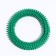 Toy "Ring with spikes No. 6", 15.5 cm, green