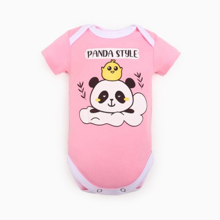 Body Children, pink color, panda, height 68 cm