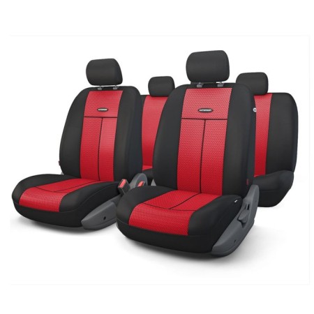 Autoshekhli university Autoprofi TT-902M BK/ RD, polyester, knitwear, set of 9 objects, front row, rear row, black/ red color