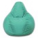 The hand-bag “pear” is positive, size l, diameter 80 cm, height 100 cm, oxford, turquoise color