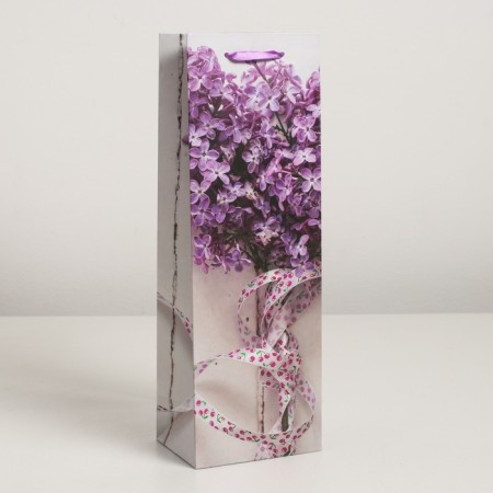 Laminated package for a bottle, 12 x 9 x 36 cm