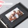 Photo album 25 sheets (stickers+rings) "Geometry" embossing gold 19x27x3 cm