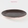 Board ceramic dinner shade "Sea World", d = 27 cm, brown color