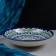 The plate of the Rishtan ceramics "Patterns", blue, deep, 20 cm