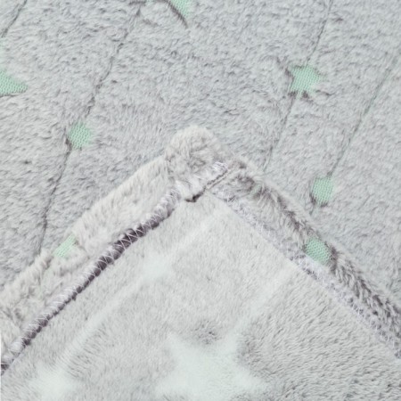 Plaid luminous 180x200 cm "Stars", Velsoft 260g/m-2