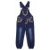 Denim jumpsuit for girls, height 92 cm