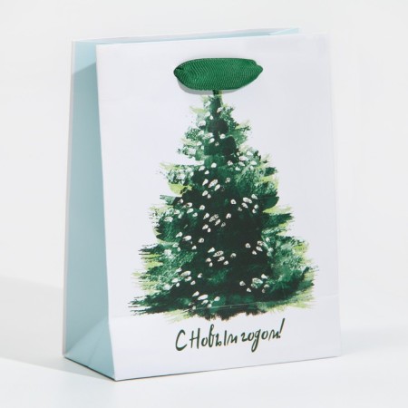 Laminated vertical "Frosty freshness", 12 x 15 x 5.5 cm, New Year-3