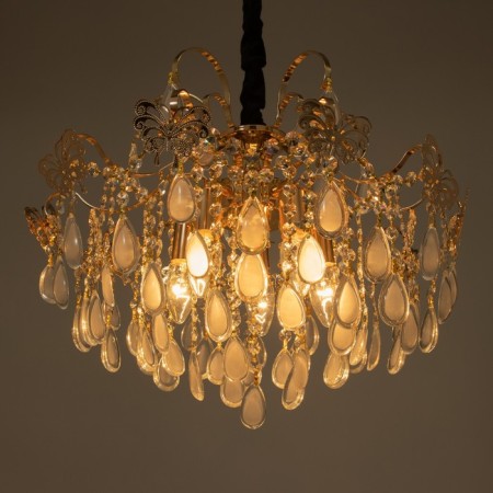 Polina chandelier 5x60W E14 gold 50x50x41cm SVK-3