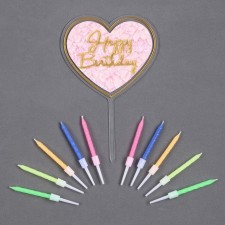 Set for decorating the cake: Topper 