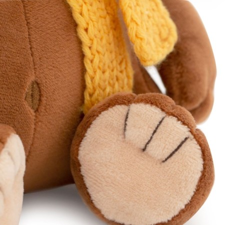 Soft toy "Bear Maffin" Chocolate, 20 cm-3