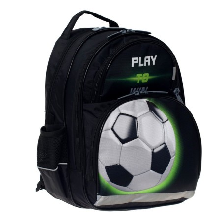 School backpack, 36 x 23 x 13 cm, ergonomic back, calligrata p "Football"-6