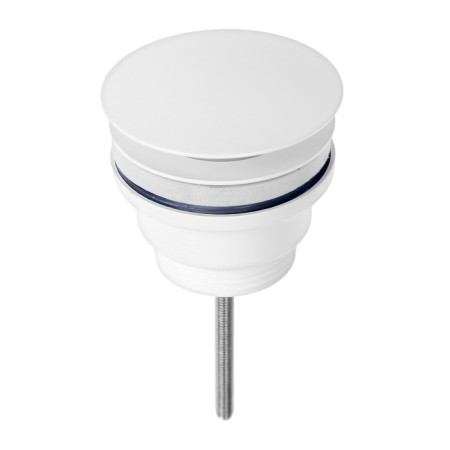 Bottom valve 565-111, stainless steel, white-1