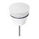 Bottom valve 565-111, stainless steel, white