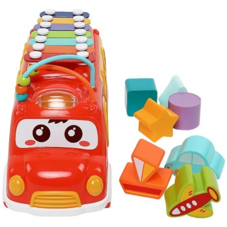 Musical Children's Center Everflo Happy Bus HS0413355, machine, MIX color-3