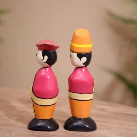 Souvenir "couple" wood (set 2 pcs) 17 cm-1