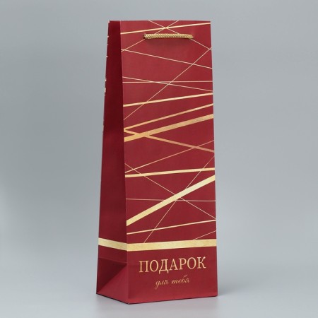 Gift package for a bottle, packaging, “Gift for you”, 36 x 13 x 10 cm-3