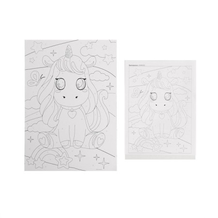 Picture on numbers for children "Unicorn", 20 x 28.5 cm-4