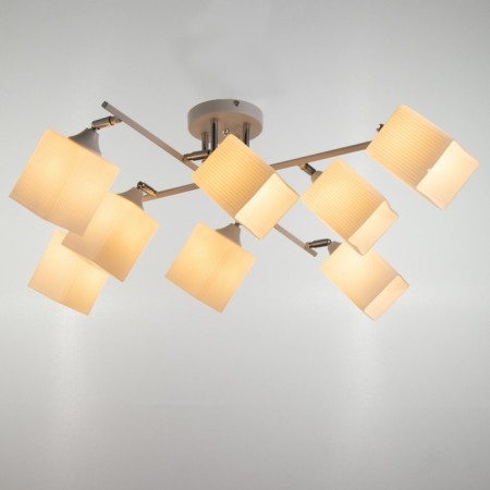 Svetogor chandelier "move" 8x60W E27 white