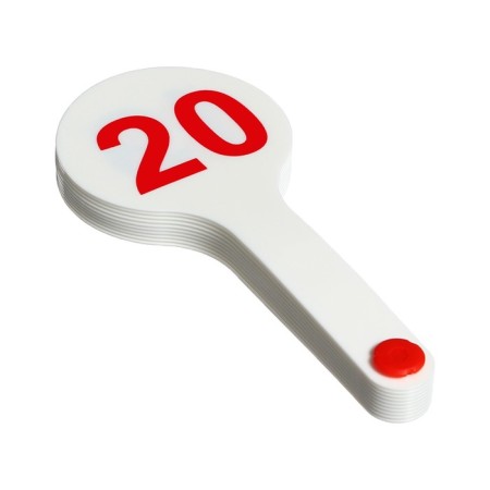 Cashier Fan Figures from 1 to 20, even (odd)-4