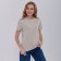 T -shirt female, beige color, size 44 (m)