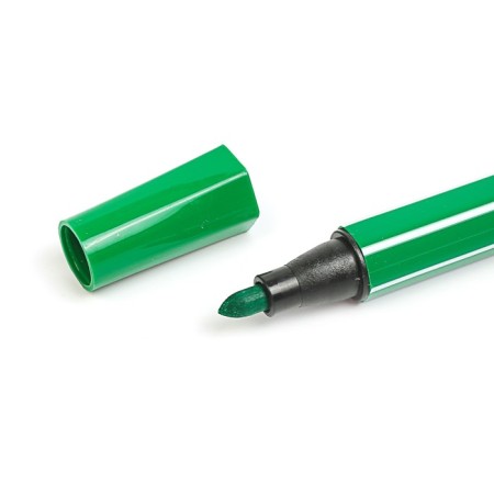 Flomasters 12 colors, thick, in a cardboard box, a ventilated cap-3