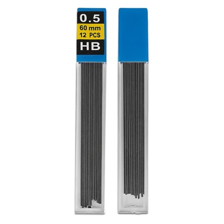 Grifles for mechanical pencils HB, 0.5 mm, 12 pieces