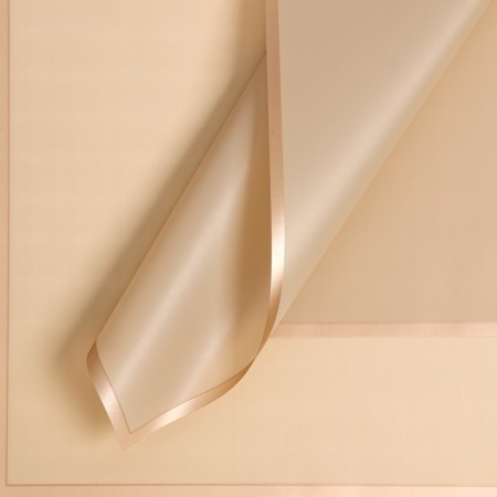 Flower Film "Golden Street", cream, 58 x 58 cm