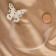 Picking for curtains "Butterfly Beauty", 5 × 5 cm, 31 cm, white color