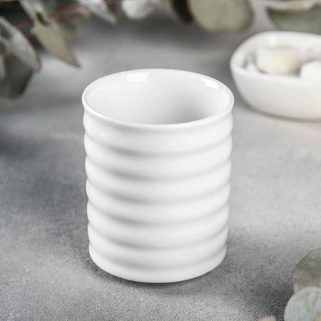 Porcelain glass Wilmax, 200 ml, white color