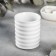 Porcelain glass Wilmax, 200 ml, white color