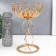 Summary Metal for 1 candle "Temporary loop with balls" gold 27x17x17 cm