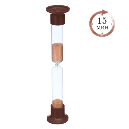 Sanding clock desktop for 15 minutes