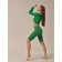 Short Leggings bikes, size m, color green tea