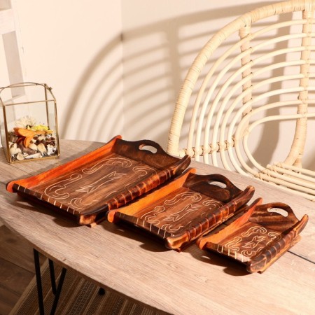 Set of trays "Tale" tree 38x22x5.5 cm-1
