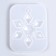 Silicone form universal, Snowflake-Crystal suspension