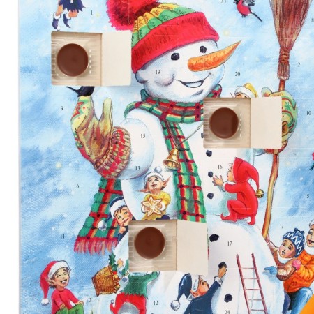Advent calendar with mini chocolate tiles, 75 g-3