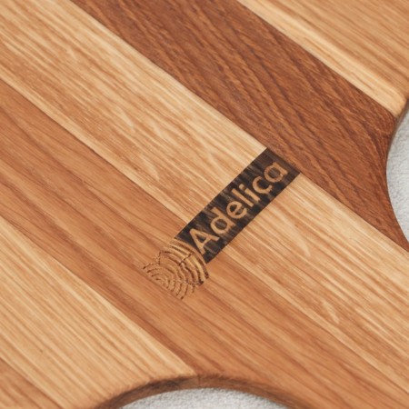 ADELICA Board "Pizza Lapata", the working part is 30 × 29 cm, handle 13 cm, oak-4