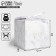 Gift folding box, packaging, “marble”, 12 x 12 x 12 cm
