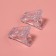 Clamps for nail extension, 2 pcs, the color is transparent