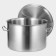 Hanna Knovell stainless steel pan with a lid, 35l, d = 40 cm, h = 26 cm, wall thickness 1 mm