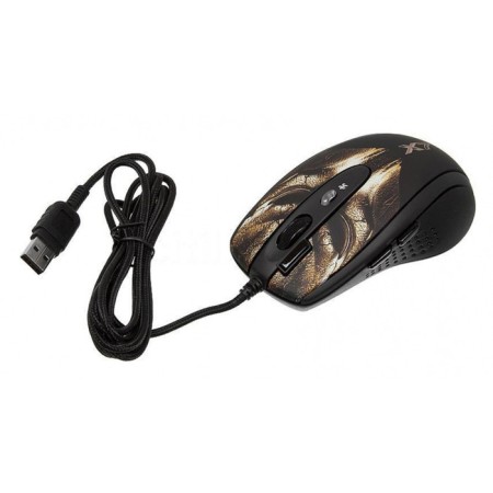Mouse A4Tech XL-750BH, game, wire, optical, 3600 dpi, USB, black-2