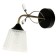 Bra "Charlene" E27 40W Black Latun 23x13x18 cm