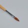 Brush for extensions and design of nails, petal, 19.5 cm, beige color